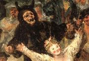 Francisco Goya Details of The Burial of the Sardine painting